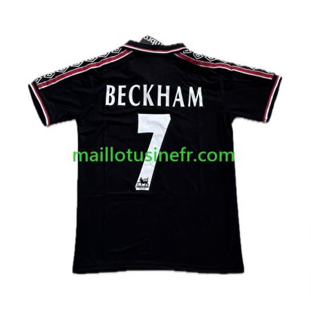 Maillot de Foot Manchester United Beckham 7 Troisième Retro 1998-1999 Maillot de Foot Manchester United Beckham 7 Troisième Retro 1998-1999